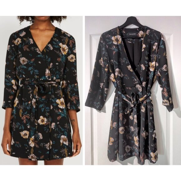 Frank and Oak | Floral Printed Blazer Dress - Picture 1 of 11